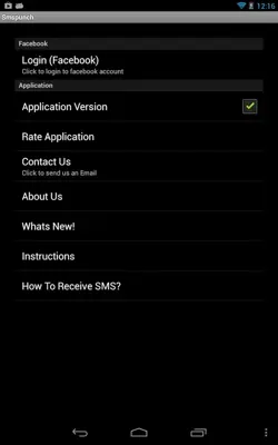 Smspunch android App screenshot 0