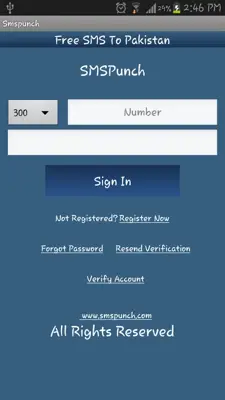 Smspunch android App screenshot 15